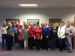 Picture of volunteers Auxiliary group picture.